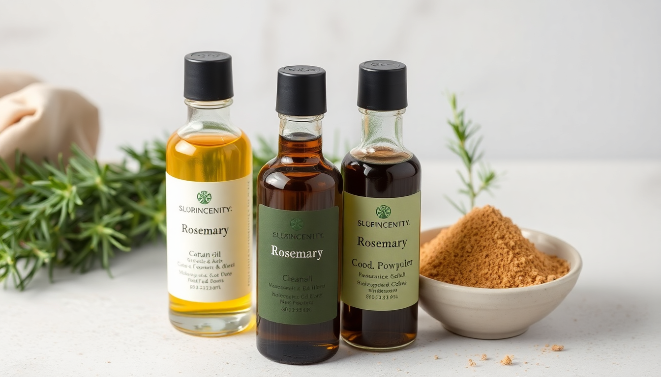 How Rosemary Hair Oil Enhances the Effectiveness of Batana Oil and Chebe Powder for Ultimate Hair Growth