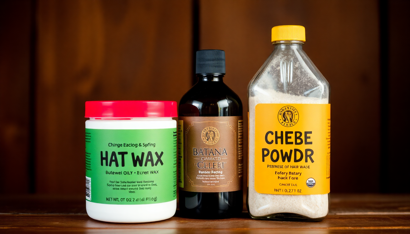 Enhance Your Hair Growth Journey in 2025: The Essential Role of Hair Wax for Men, Batana Oil, and Chebe Powder for Luxurious Locks