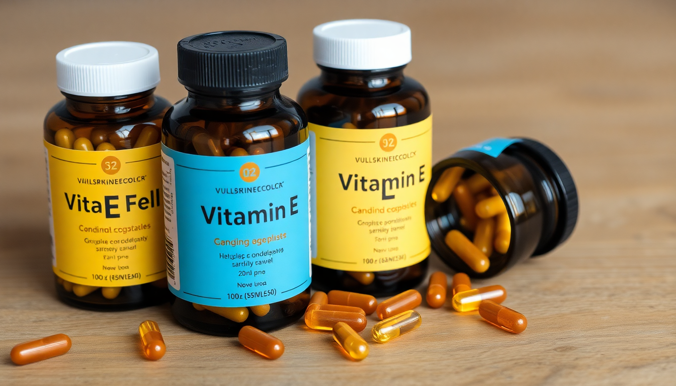 Les Capsules de Vitamine E : Un Élixir Naturel pour Votre Beauté et Bien-être Quotidien