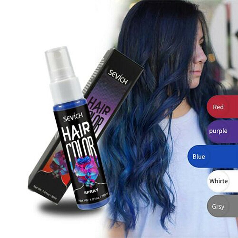 Sevich Hair Dye Gray Disposable hair dye spray quick temporary dye
