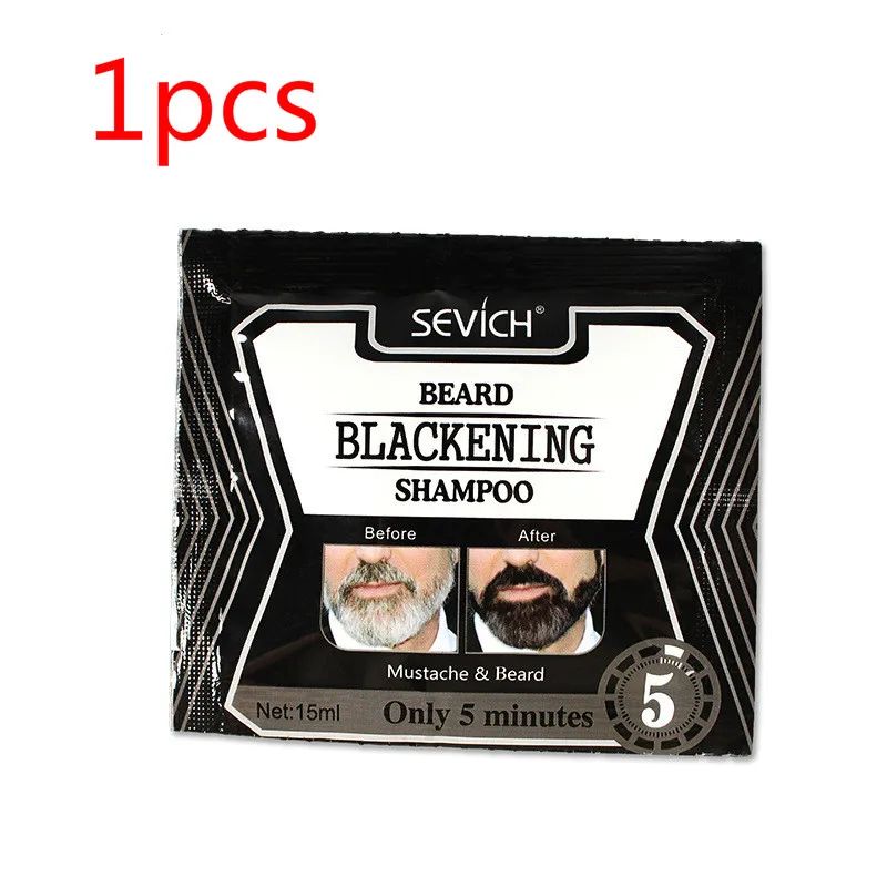 Sevich Men Blackening Beard Coloring Shampoo