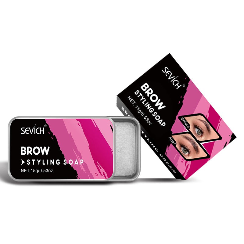 Waterproof Eyebrow Styling Soap – Clear Brow Setter for Natural 3D Look