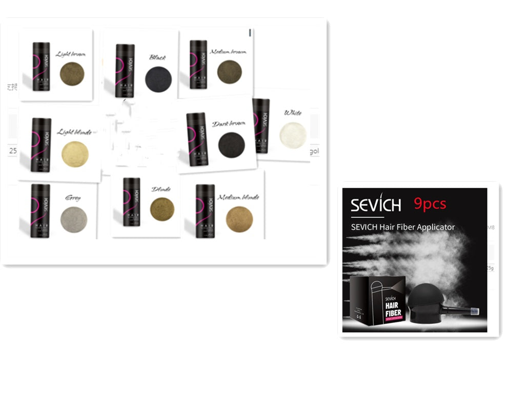 Sevich Hair Building Fibers Keratin Thicker Anti Hair Loss Products Concealer Refill Thickening Fiber Hair Powders Growth