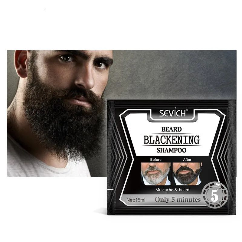 Sevich Men Blackening Beard Coloring Shampoo