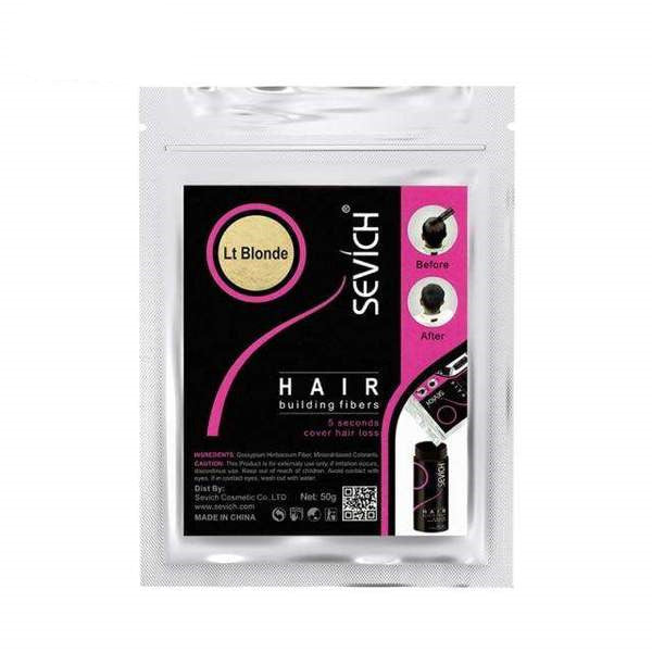 SEVICH Replenishing Fiber Powder Quickly Thickens Hair 50g Lt blonde