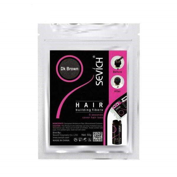 SEVICH Replenishing Fiber Powder Quickly Thickens Hair 50g Dk brown