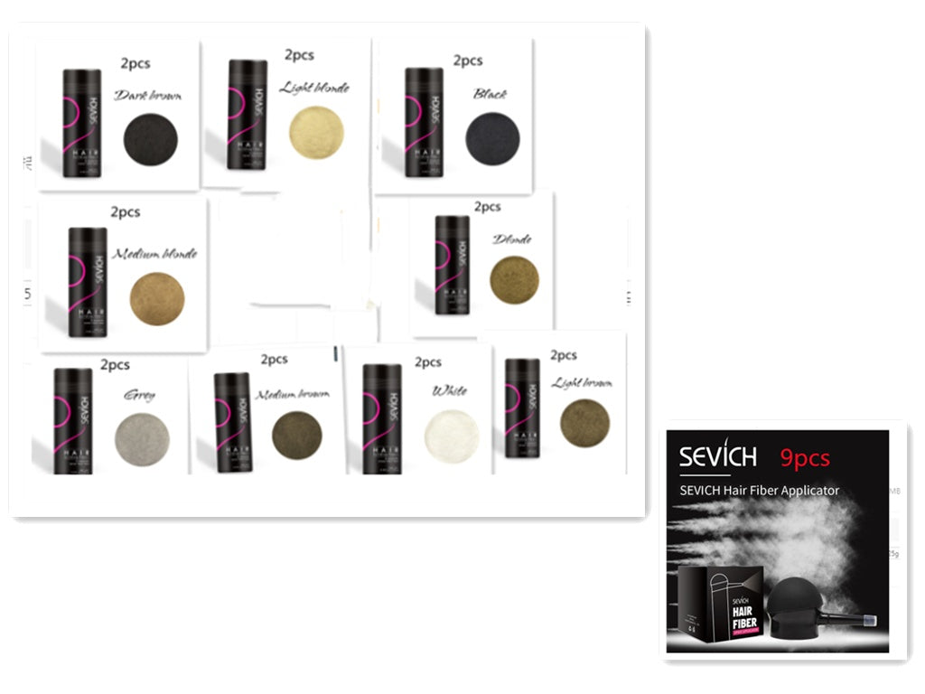 Sevich Hair Building Fibers Keratin Thicker Anti Hair Loss Products Concealer Refill Thickening Fiber Hair Powders Growth