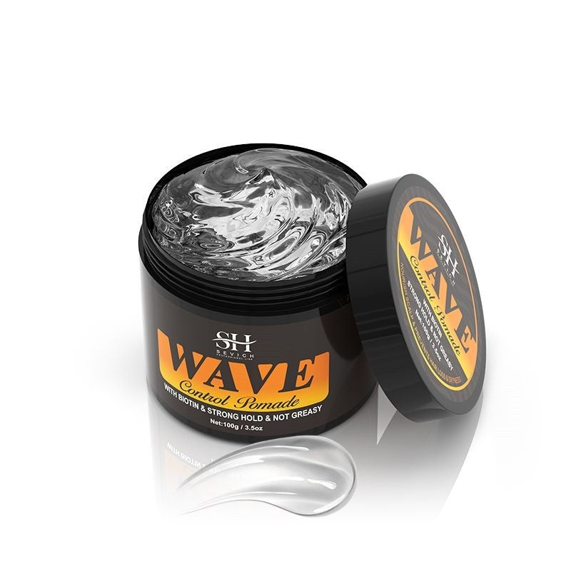Cire capillaire Sevich pour hommes – Pommade naturelle anti-frisottis ondulée à tenue forte