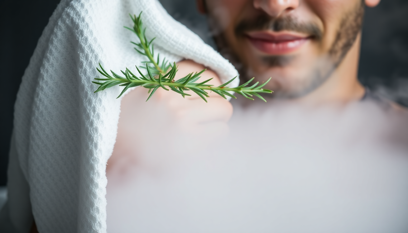 Steam-Activated Scalp Primer for Men: Rosemary Micro‑Steam with Batana Oil & Vitamin E to Melt Wax, Prevent Shedding and Maximize Chebe Absorption