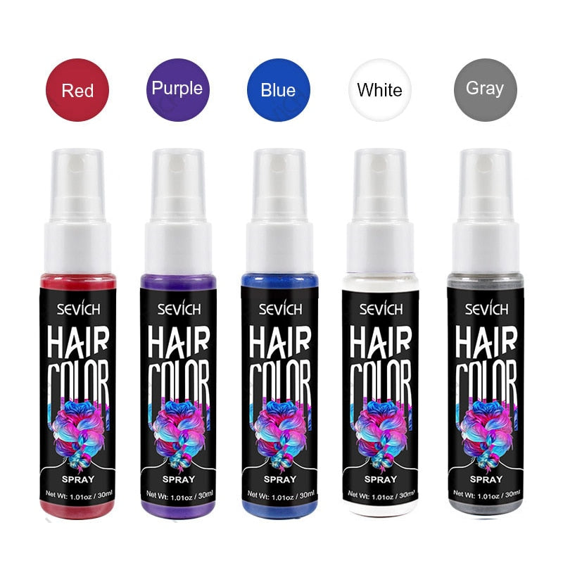 Sevich Hair Dye Gray Disposable hair dye spray quick temporary dye