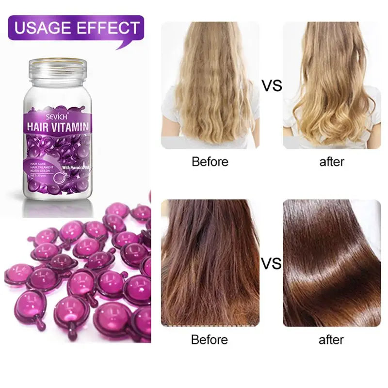 Sevich Hair Vitamin Morrocan Oil for Color-Treated Hair Capsules