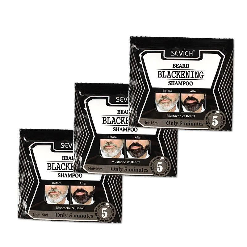 Sevich Men Blackening Beard Coloring Shampoo