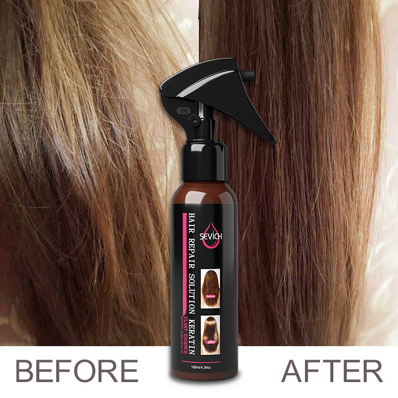 Spray para el cuidado del cabello con aceite de queratina de SEVICH: repara y suaviza para un cabello brillante y saludable