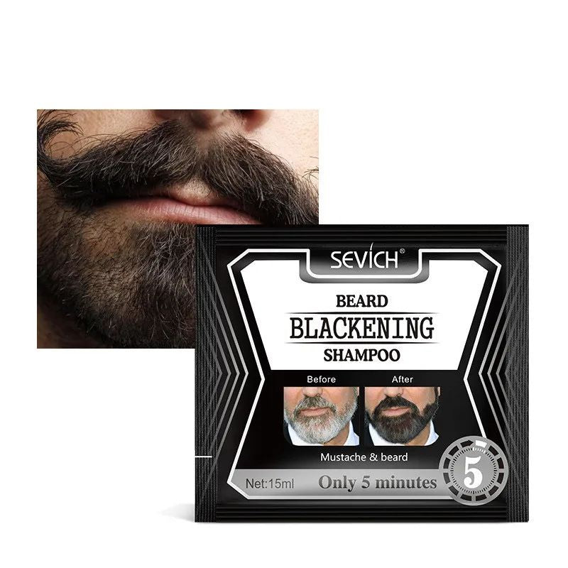 Sevich Men Blackening Beard Coloring Shampoo