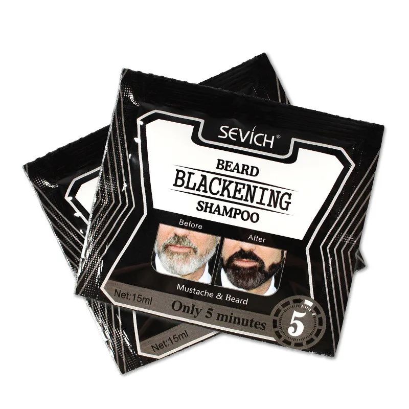 Sevich Men Blackening Beard Coloring Shampoo