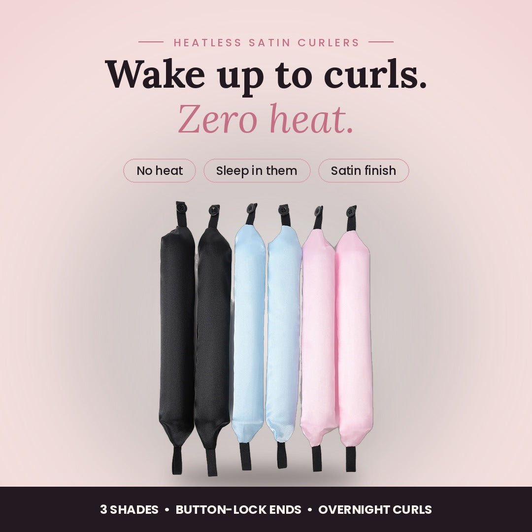 Sevichcollections – No Heat Hair Curlers | Soft EVA Foam Rollers (Set of 6)